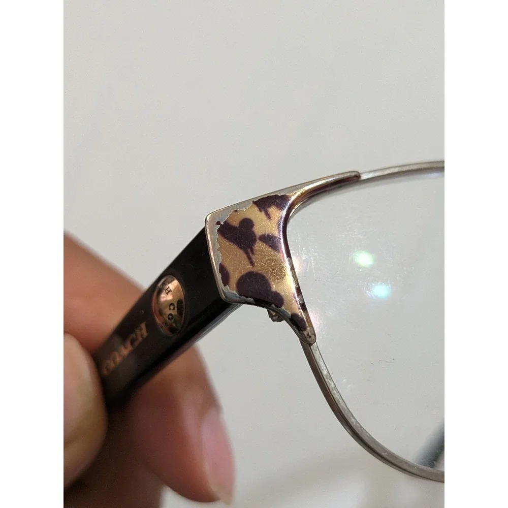 COACH FRAMES ONLY EYEGLASSES HC 5079 9258 WILD BEAST GOLD BLACK / GOLD 53-16-135